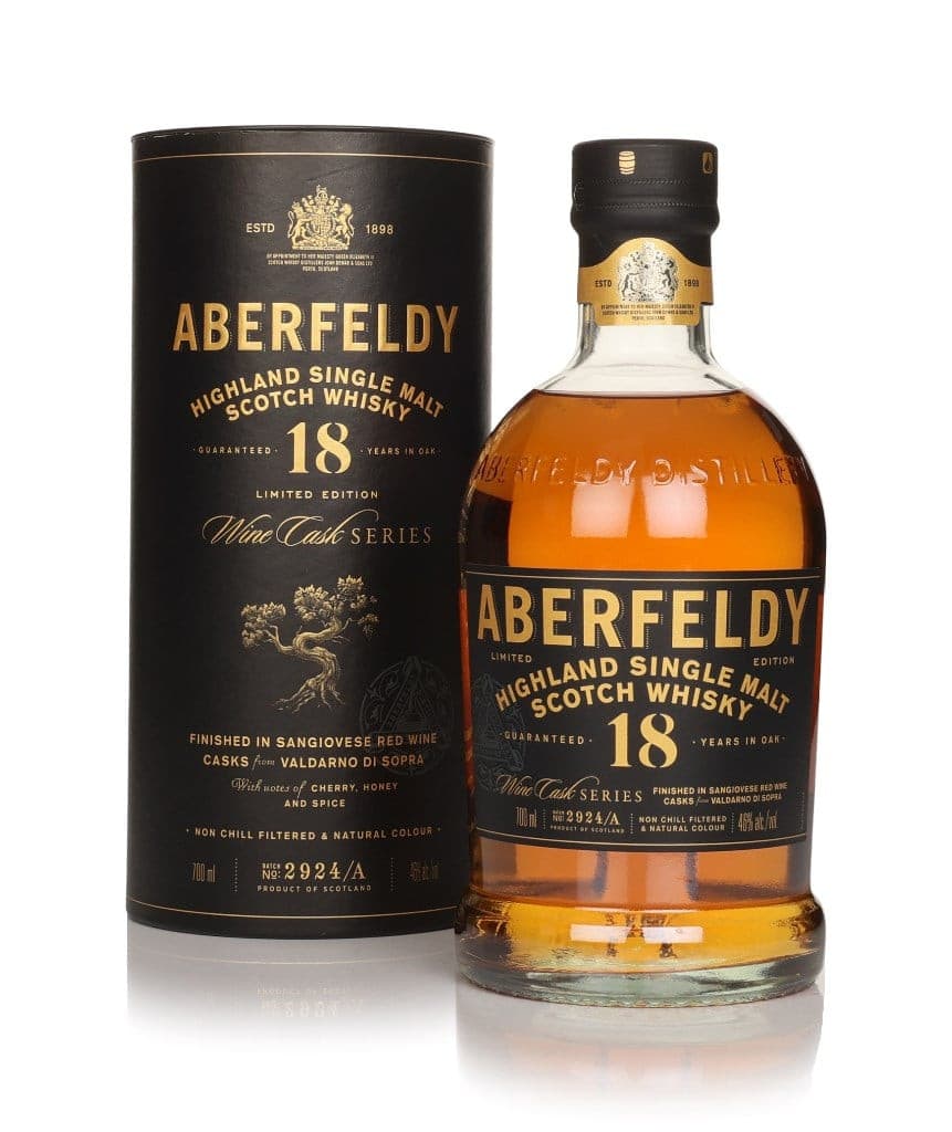 Aberfeldy 18 anos - Sangiovese Italian Wine Cask