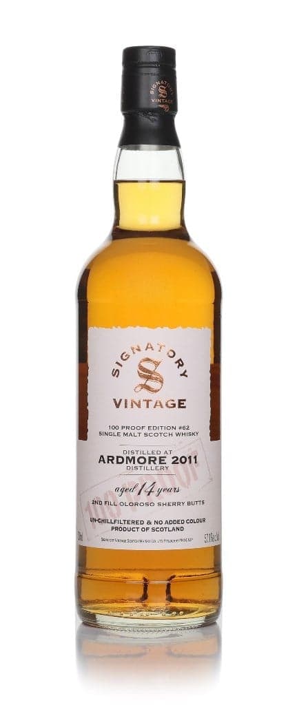 Ardmore 14 anos 2011 - 100 Proof Edition #62 (Signatory)