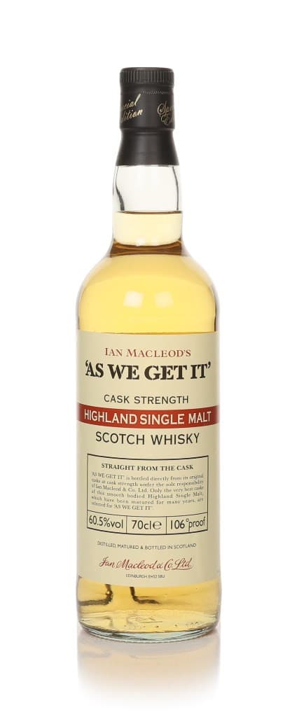 'As We Get It' Highland Single Malt (Ian Macleod)