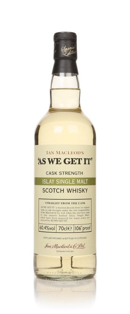 'As We Get It' Islay Single Malt (Ian Macleod) (60.4%)