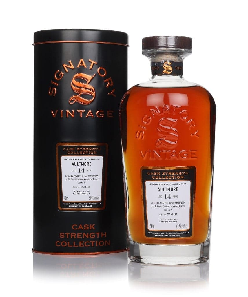 Aultmore 14 anos 2011 (cask 9) - Cask Strength Collection (Signatory)