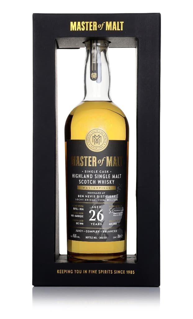 Ben Nevis 26 anos 1998 Single Cask - Masterpiece (Master of Malt)