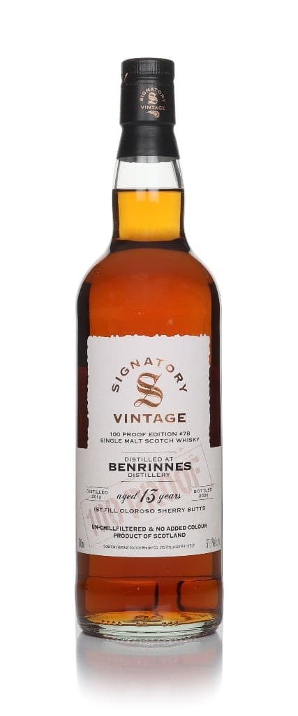 Benrinnes 13 anos 2012 - 100 Proof Edition #78 (Signatory)