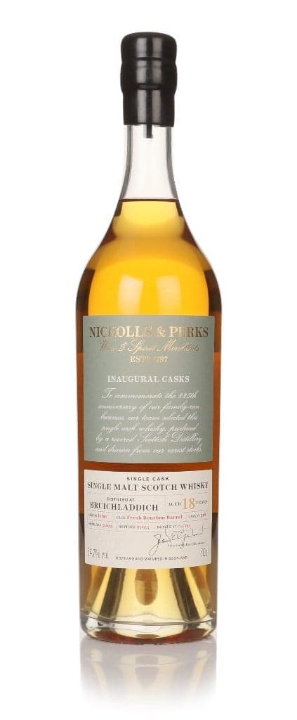 Bruichladdich 18 anos 2005 (cask 518) - Inaugural Casks (Nickolls & Perks)