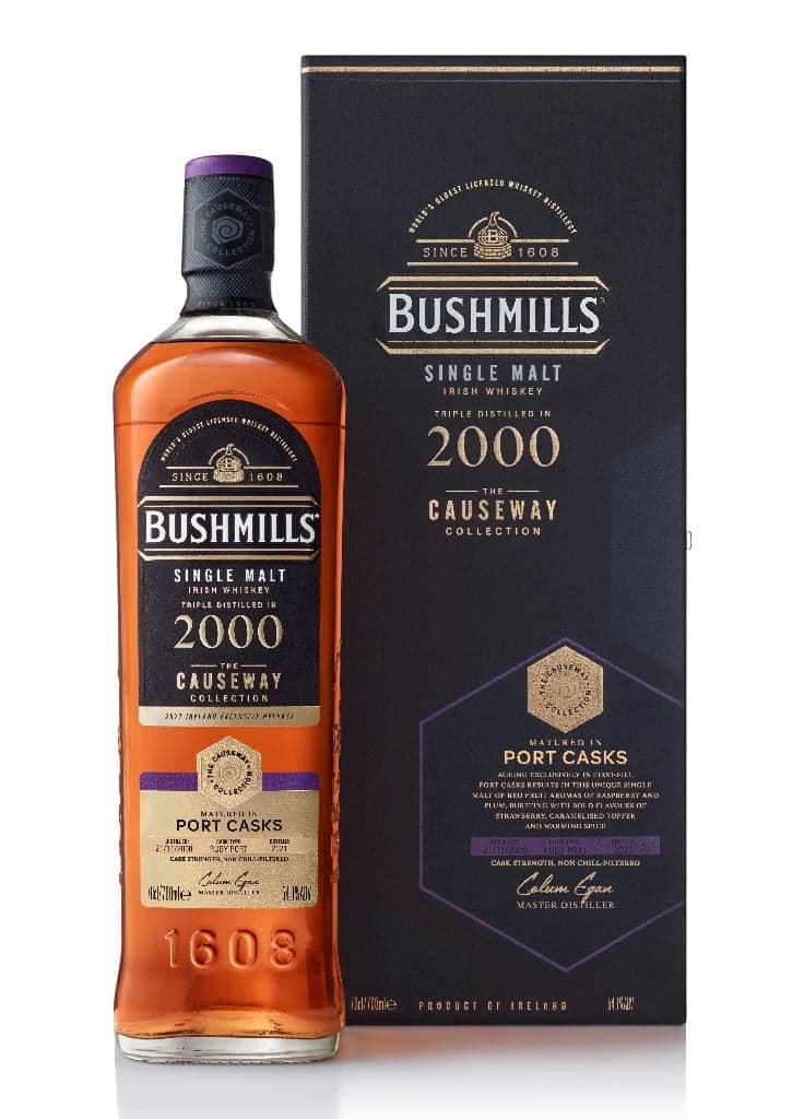 Bushmills 2000 (bottled 2021) Port Cask Finish - The Causeway Collection