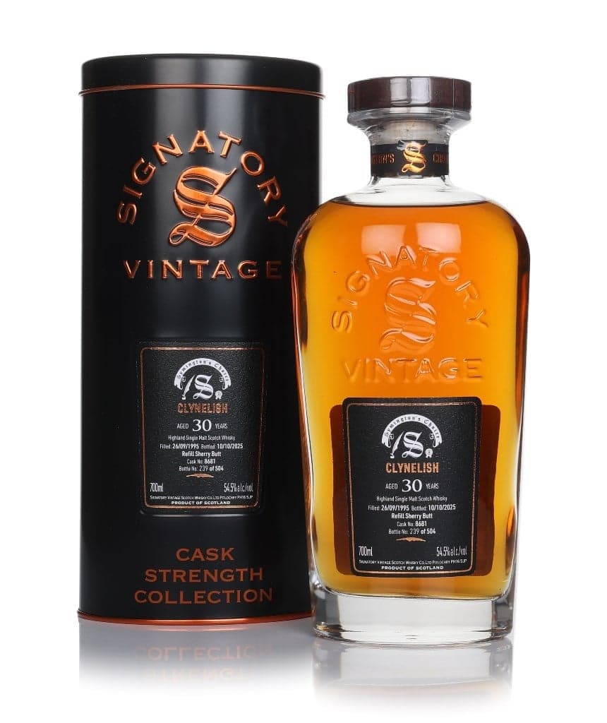 Clynelish 30 anos 1995 (cask 8681) - Cask Strength Collection (Signatory)