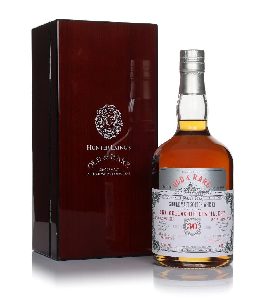 Craigellachie 30 anos 1995 - Old & Rare Platinum (Hunter Laing)