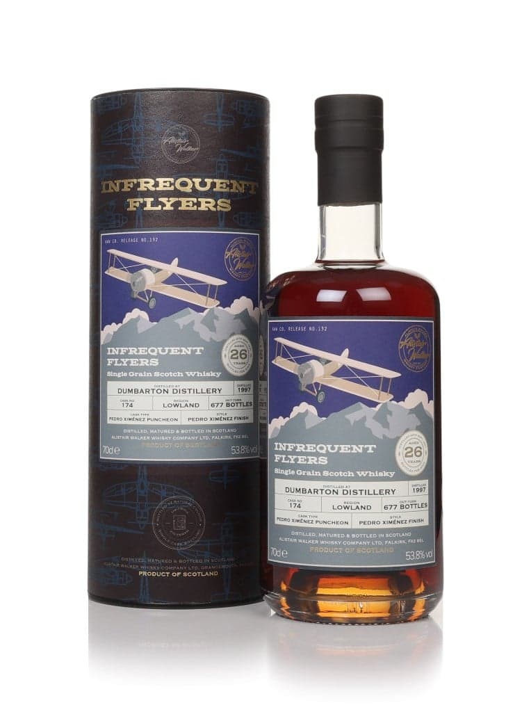Dumbarton 26 anos 1997 (cask 174) - Infrequent Flyers (Alistair Walker)