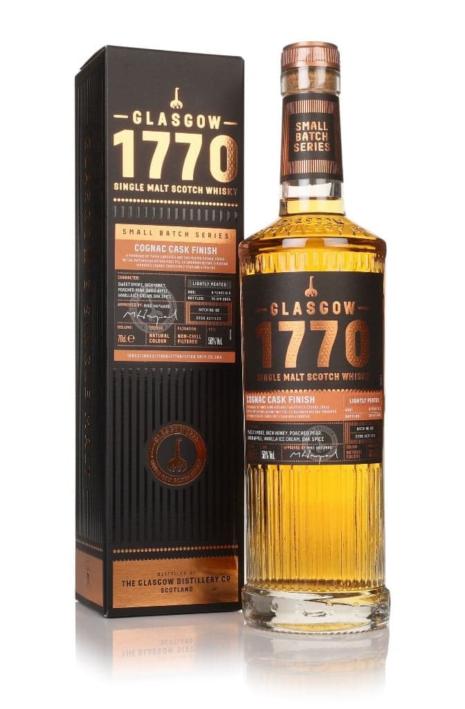 Glasgow 1770 Cognac Cask Finish - Batch 2 (Lightly Peated)