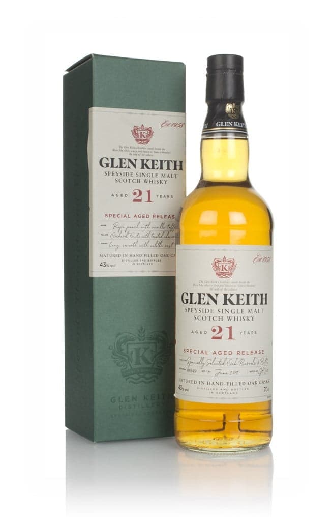 Glen Keith 21 anos - Secret Speyside Collection