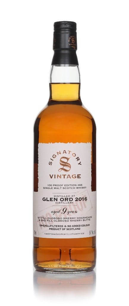 Glen Ord 9 anos 2016 - 100 Proof Edition #66 (Signatory)