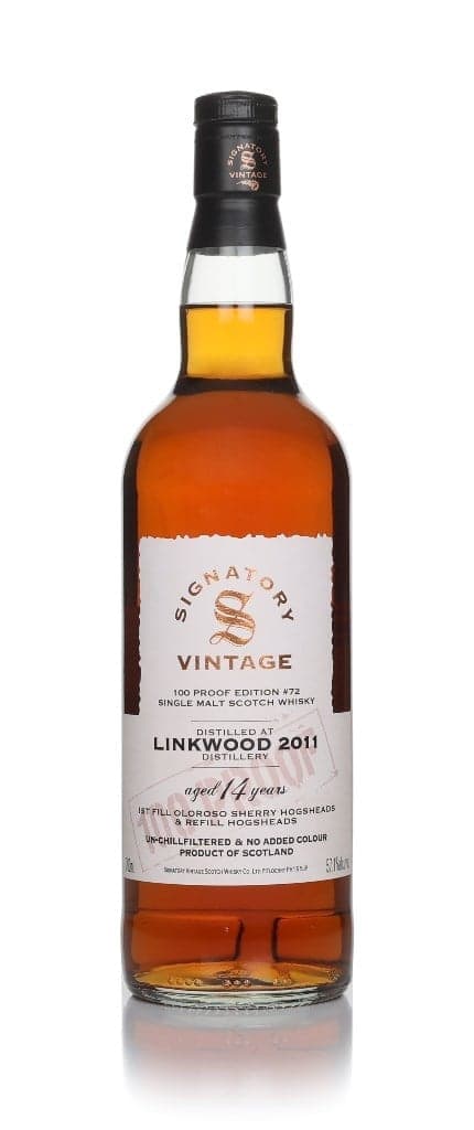 Linkwood 14 anos 2011 - 100 Proof Edition #72 (Signatory)