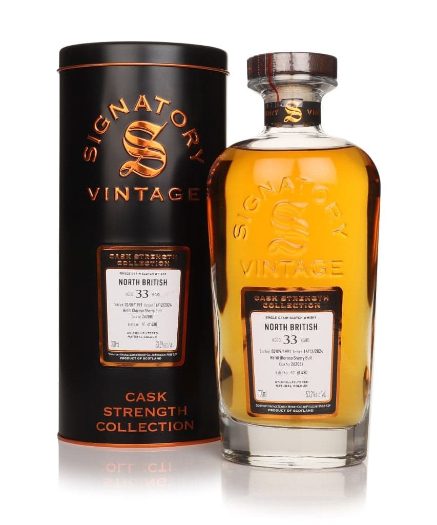 North British 33 anos 1991 (cask 262087) - Cask Strength Collection (Signatory)