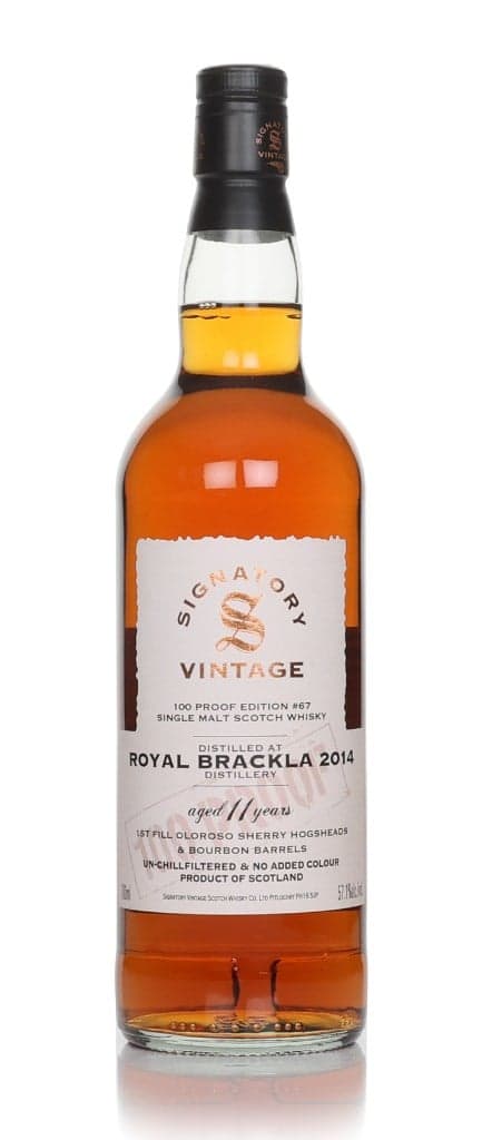 Royal Brackla 11 anos 2014 - 100 Proof Edition #67 (Signatory)