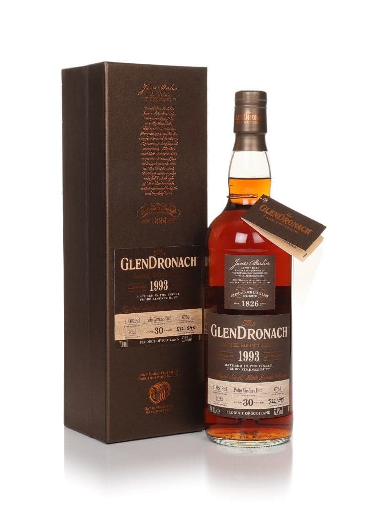 The GlenDronach 30 anos 1993 (cask 6753) - Pedro Ximénez Butt