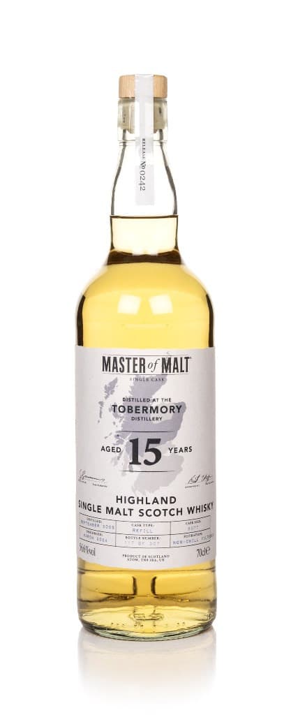 Tobermory 15 anos 2008 Single Cask (Master of Malt)
