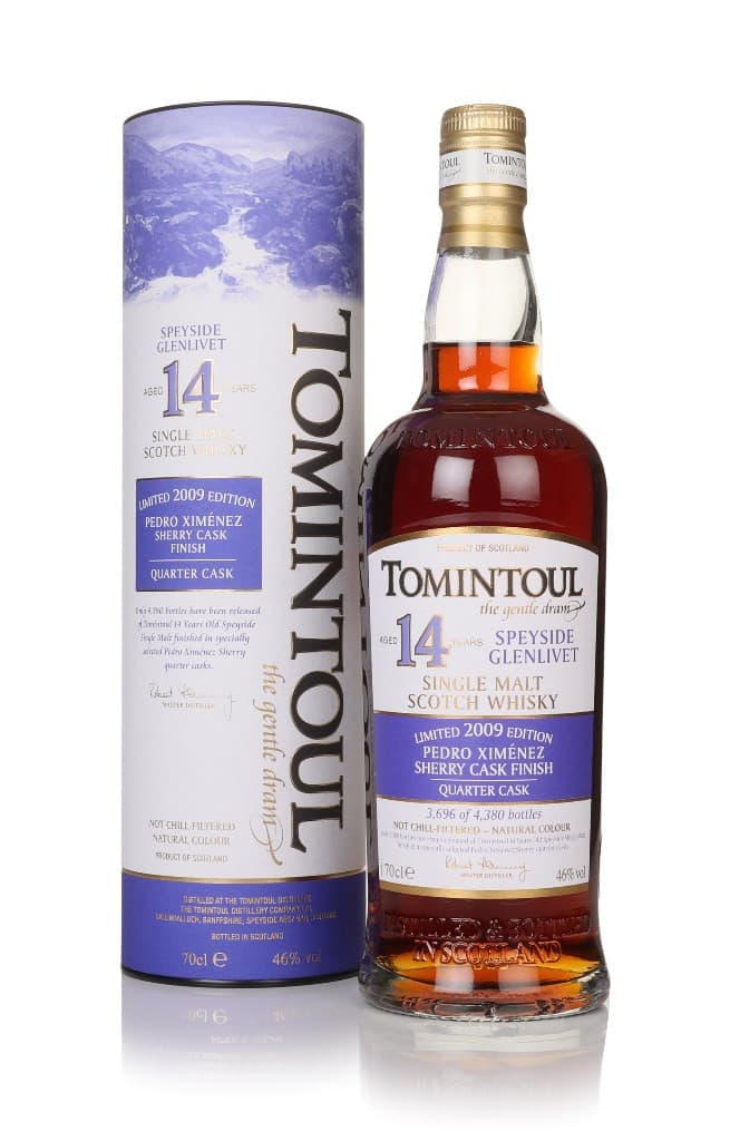 Tomintoul 14 anos 2009 PX Sherry Quarter Cask Finish